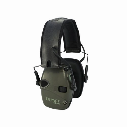 Howard Leight R-01526 Impact Sport Electronic Earmuff, Green