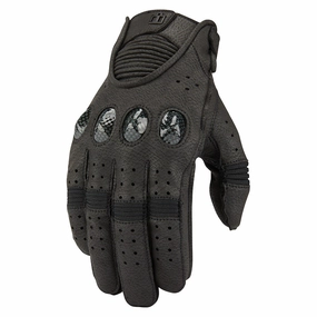 Icon Outdrive Men's Motorcycle Glove Black