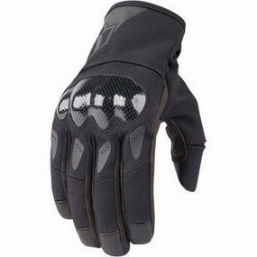 Icon Stormhawk CE Men's Motorcycle Glove Black