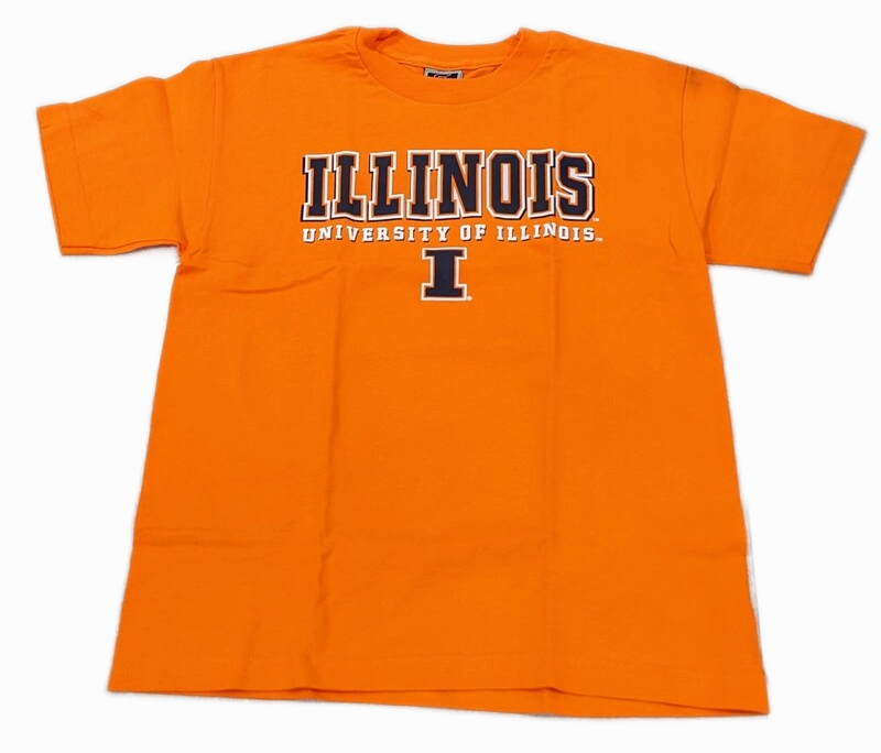 Illinois Fighting Illini Orange Colosseum NCAA Youth T-Shirt