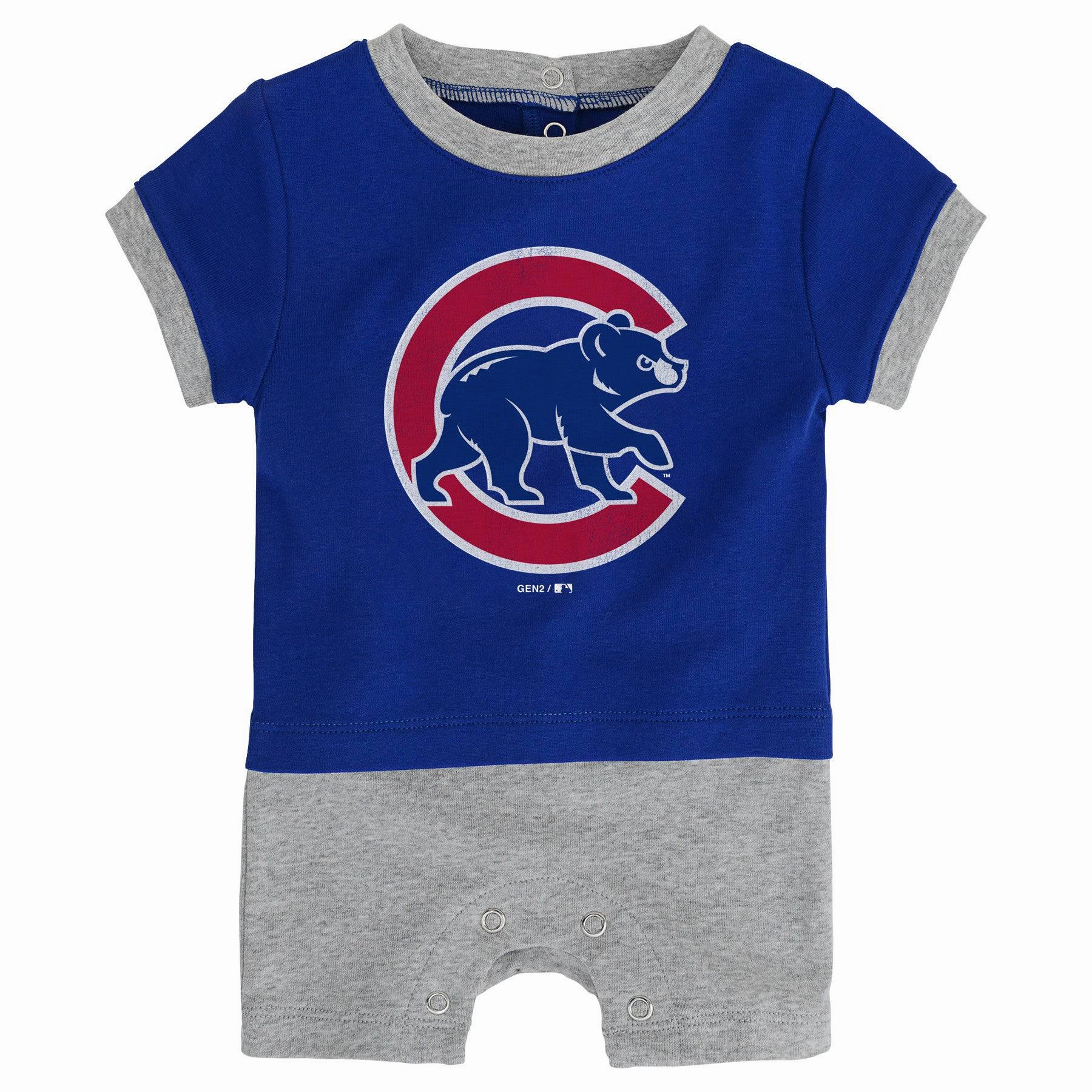 Infant Chicago Cubs Royal/ Gray Base Runner Romper