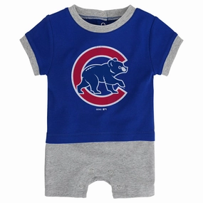 Infant Chicago Cubs Royal/ Gray Base Runner Romper