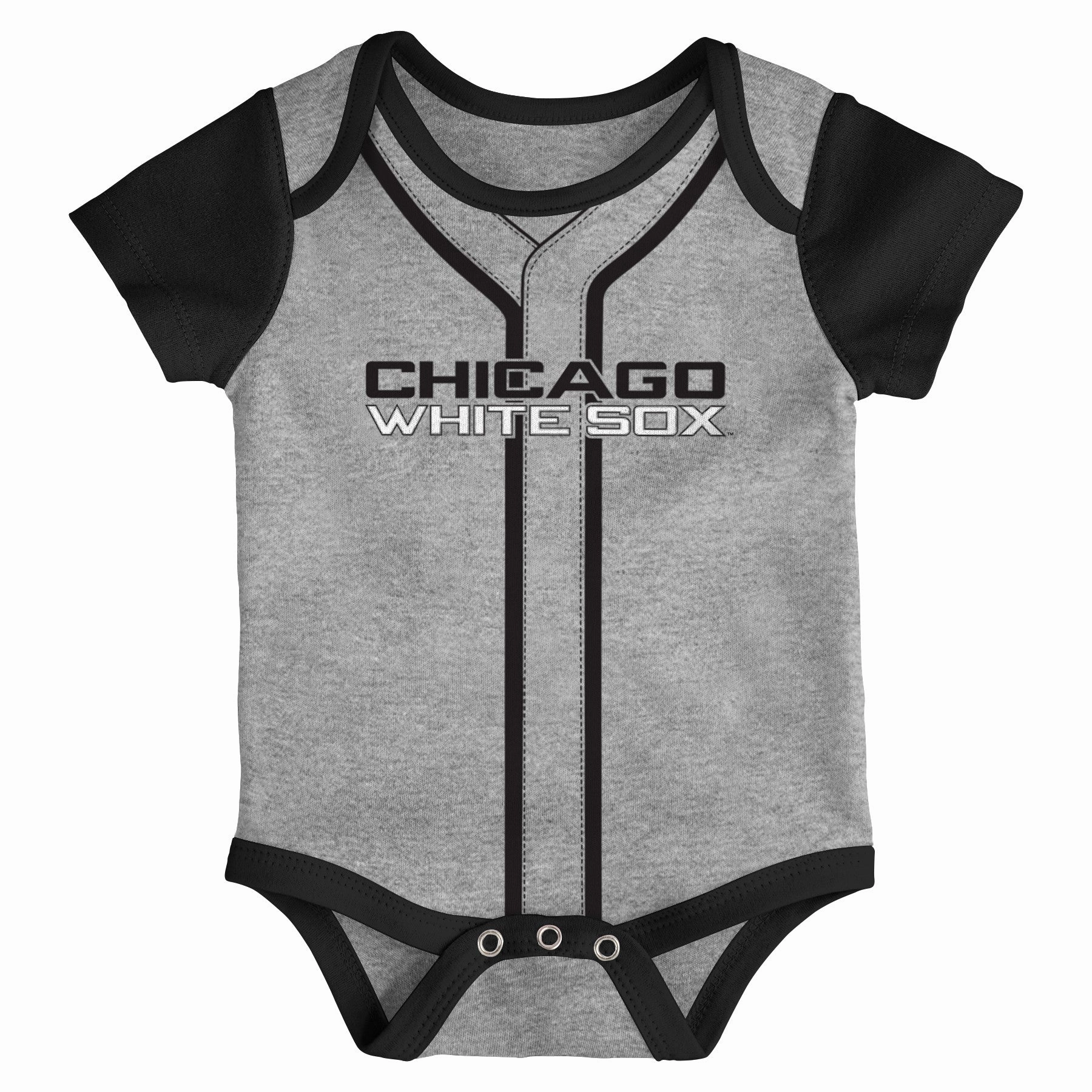Infant MLB Chicago White Sox Double Short Sleeve 2 Pack Creeper Set