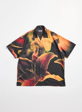 INITIAL x Mika Ninagawa Flowers Open Collar Shirt
