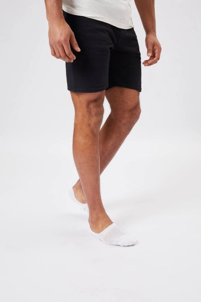 INSPORT UNISEX  NO SHOW 3 PACK WHITE SOCKS