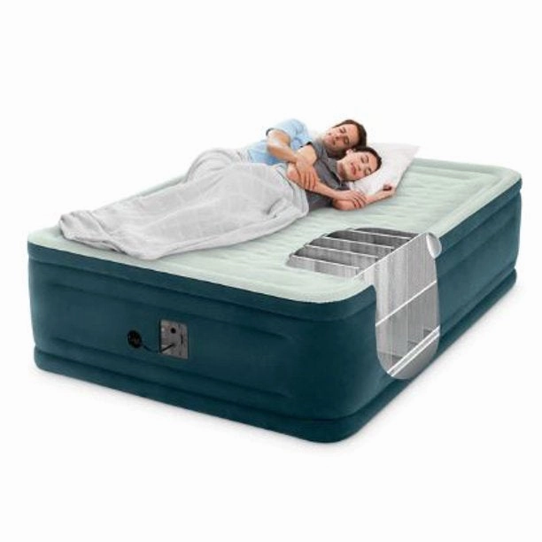Intex 64752WD 24" Dream Lux Pillow Top Dura-Beam Airbed Mattress with Internal Pump - Full