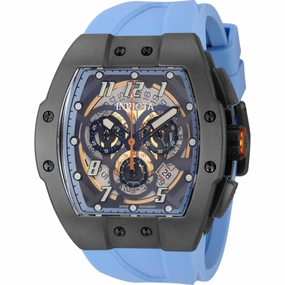 Invicta Men's Watch - JM Correa Quartz Chronograph Light Blue Silicone Strap | 44412