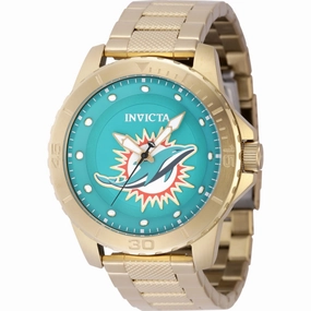 Invicta Men's Watch - NFL Miami Dolphins Quartz Light Blue Dial Bracelet | 48095