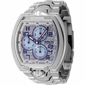 Invicta Men's Watch - Reserve Mammoth Chrono Fixed Bezel Steel Bracelet | 45194