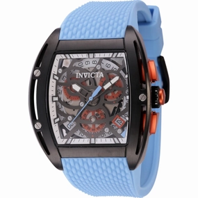 Invicta Men's Watch - S1 Rally Chronograph Light Blue Silicone Rubber Strap | 45187