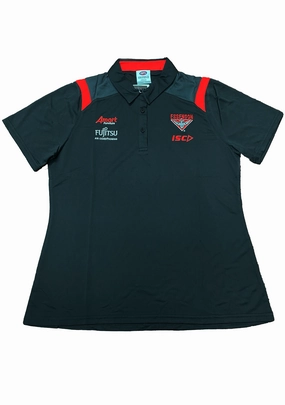 ISC Womens Essendon Media Polo <br> EB19POL01L