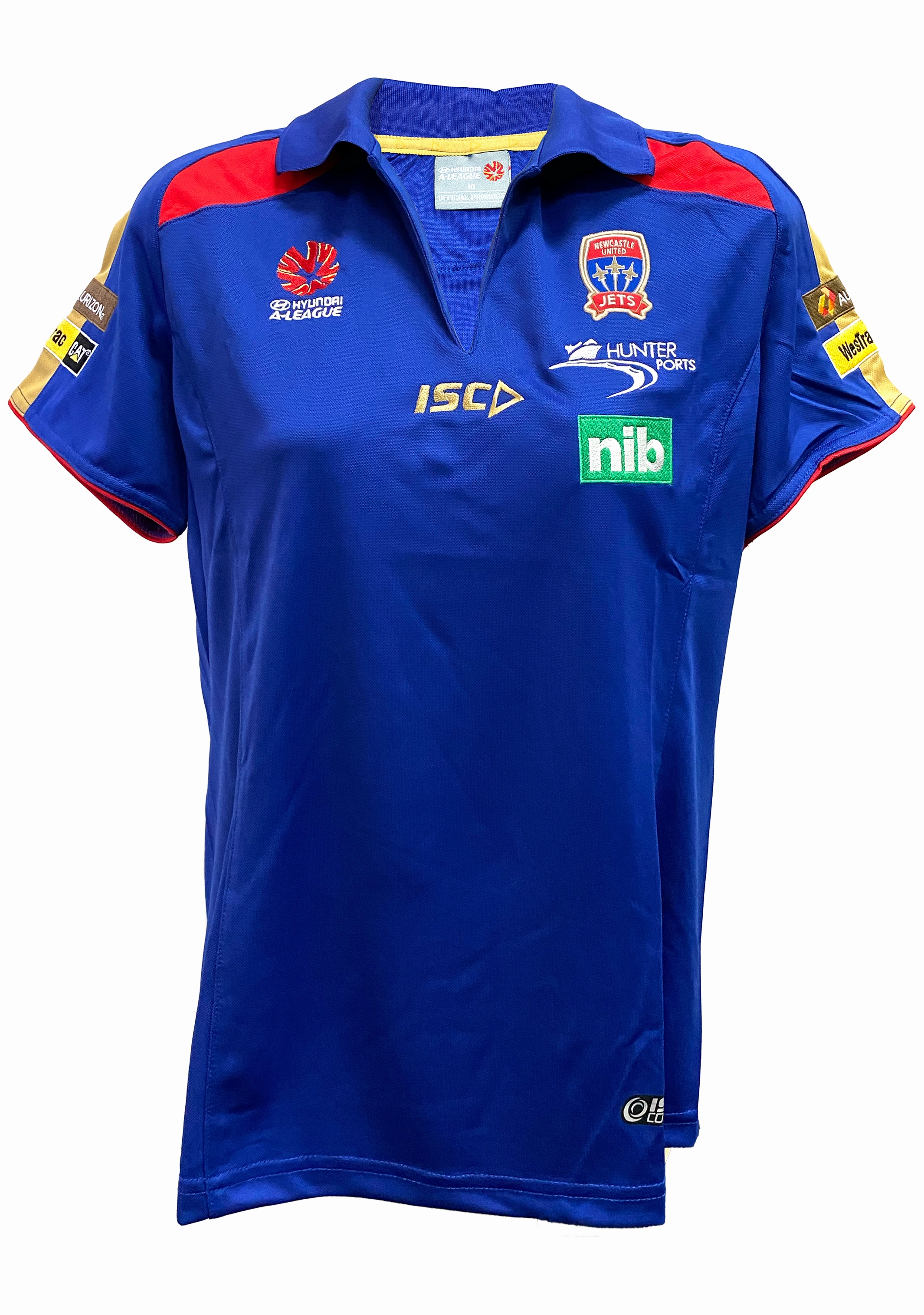 ISC Womens Newcastle Jets Performance Polo <br> 7NJ3POL1L