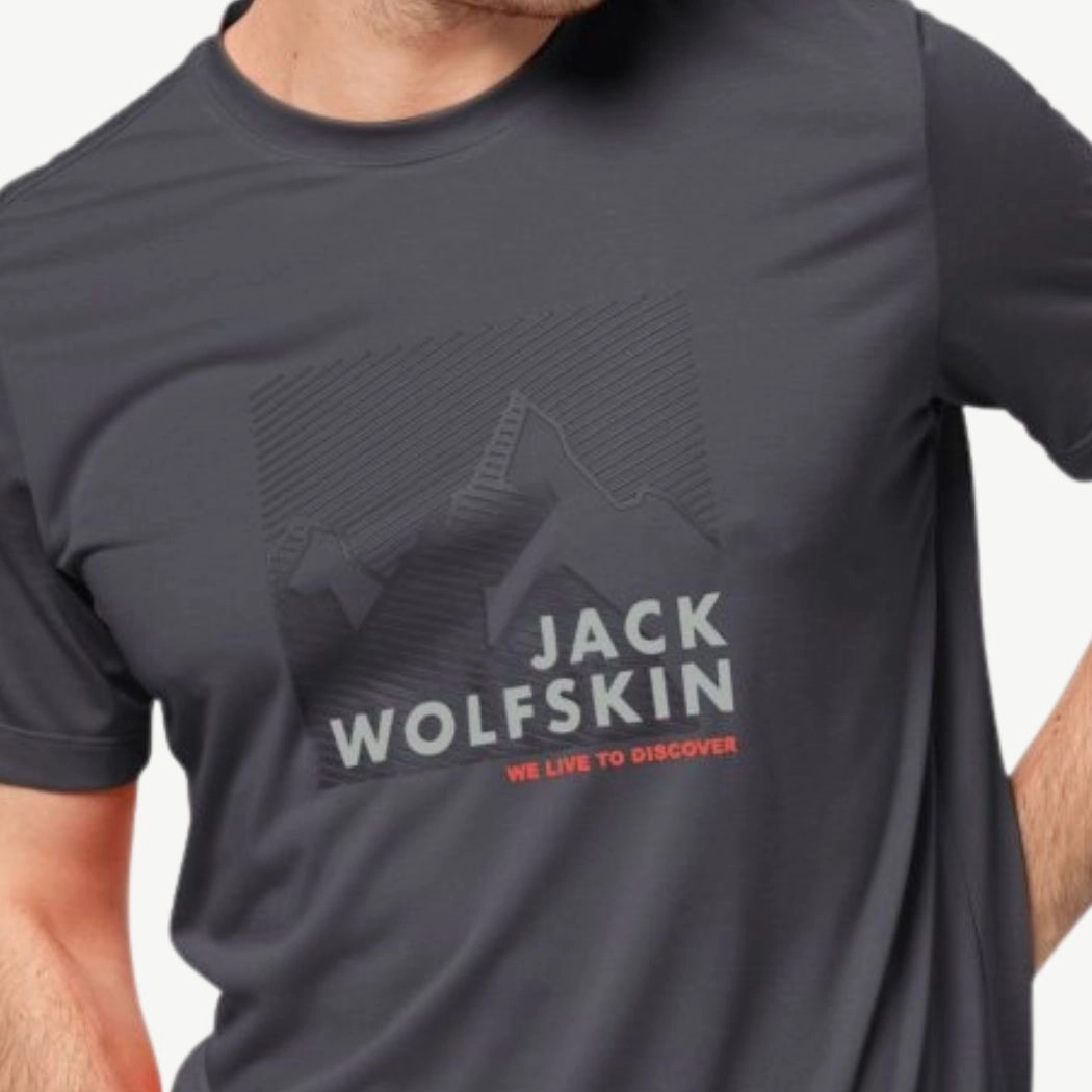 jack wolfskin Hiking Graphic Men's Tee
