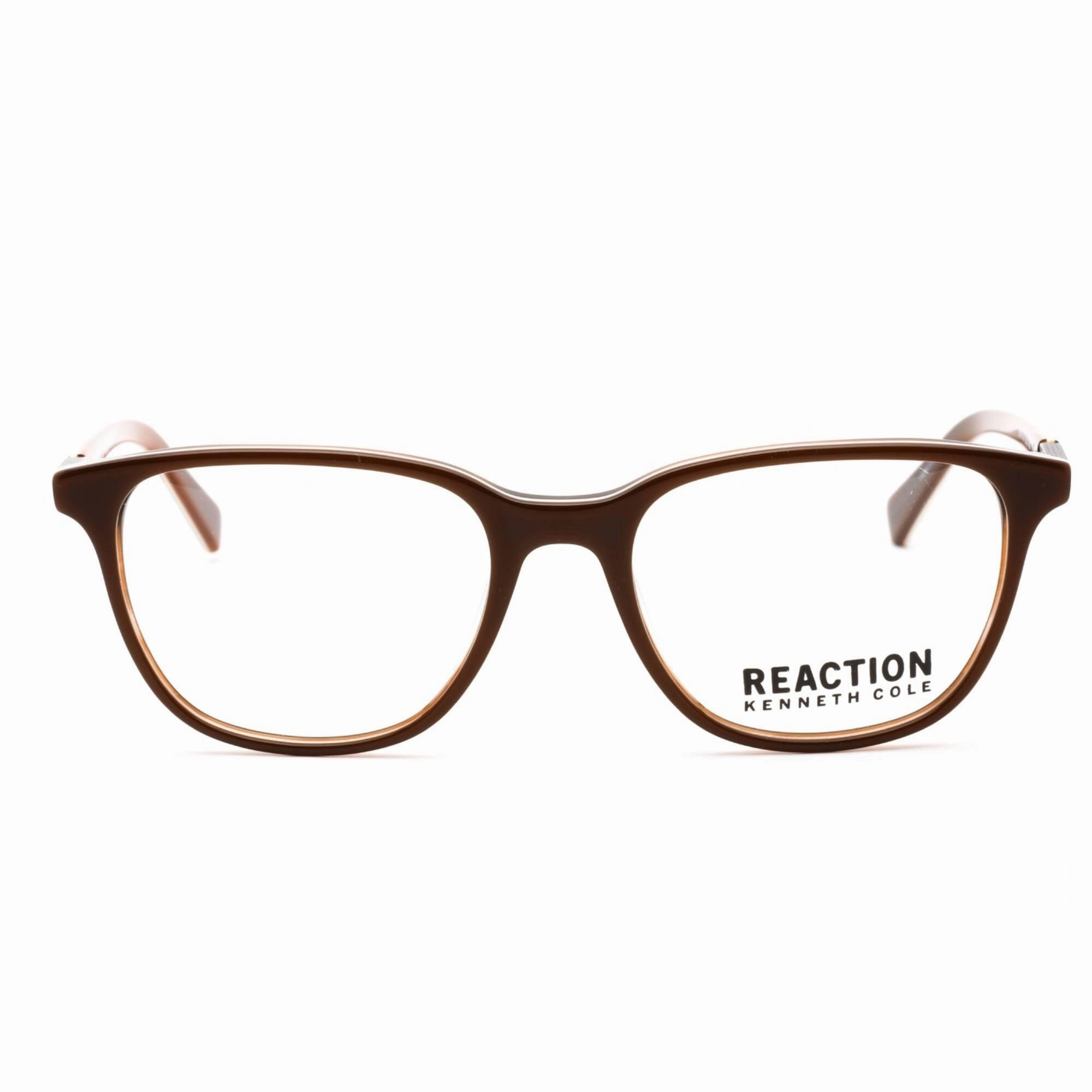 Kenneth Cole Reaction Men's Eyeglasses - Full Rim Light Brown/Other Frame | KC0876 047