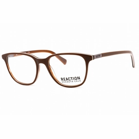 Kenneth Cole Reaction Men's Eyeglasses - Full Rim Light Brown/Other Frame | KC0876 047