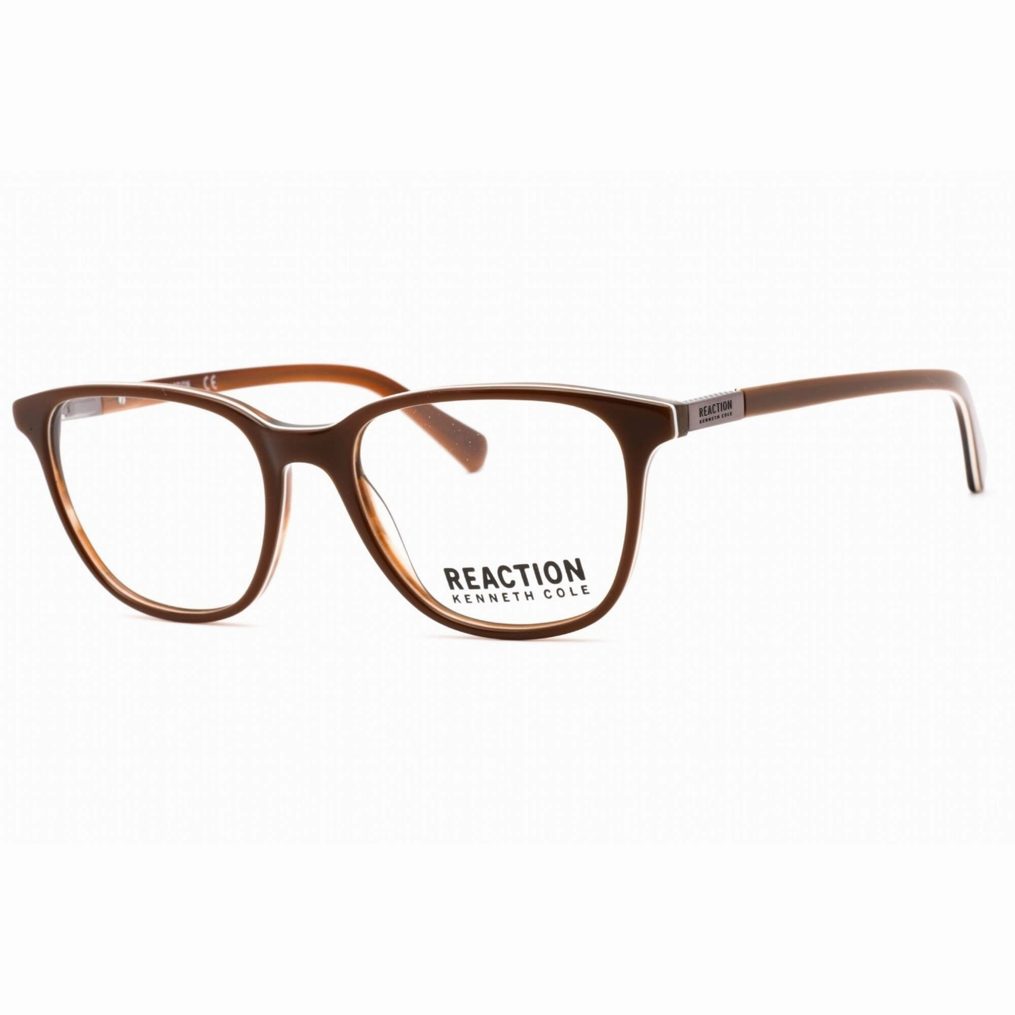 Kenneth Cole Reaction Men's Eyeglasses - Full Rim Light Brown/Other Frame | KC0876 047