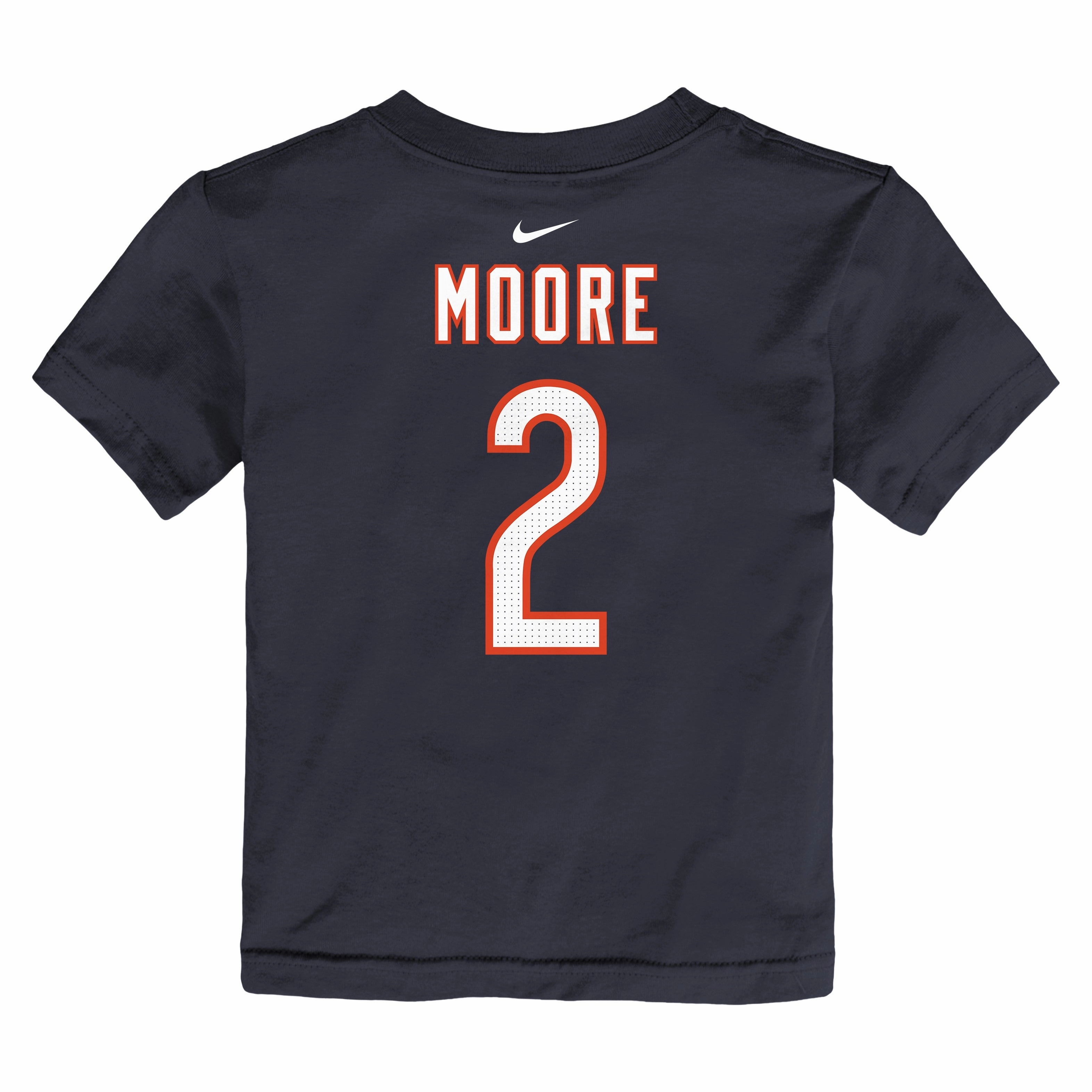 Kids DJ Moore Chicago Bears Nike Navy FUSE Child Name & Number T-Shirt