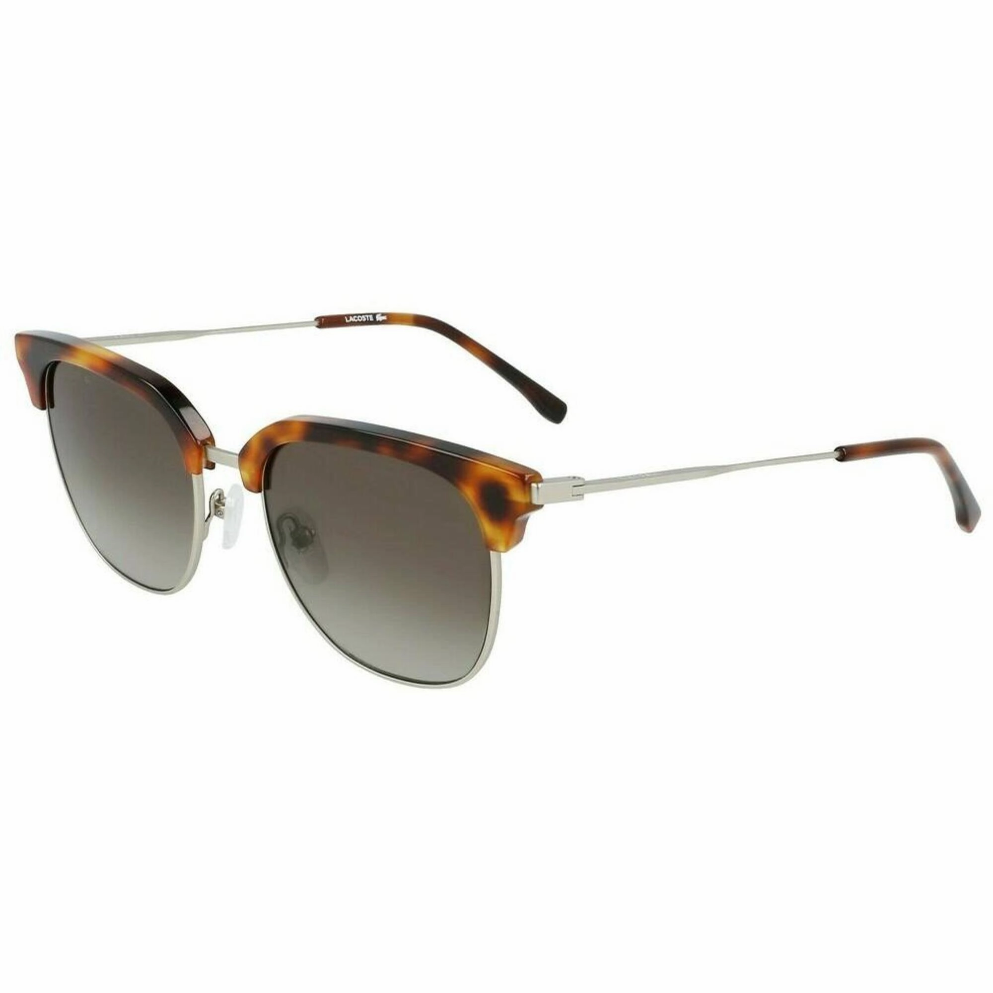 Lacoste Men's Sunglasses - Light Gold Cat Eye Frame Grey Lens | LACOSTE L240S 718