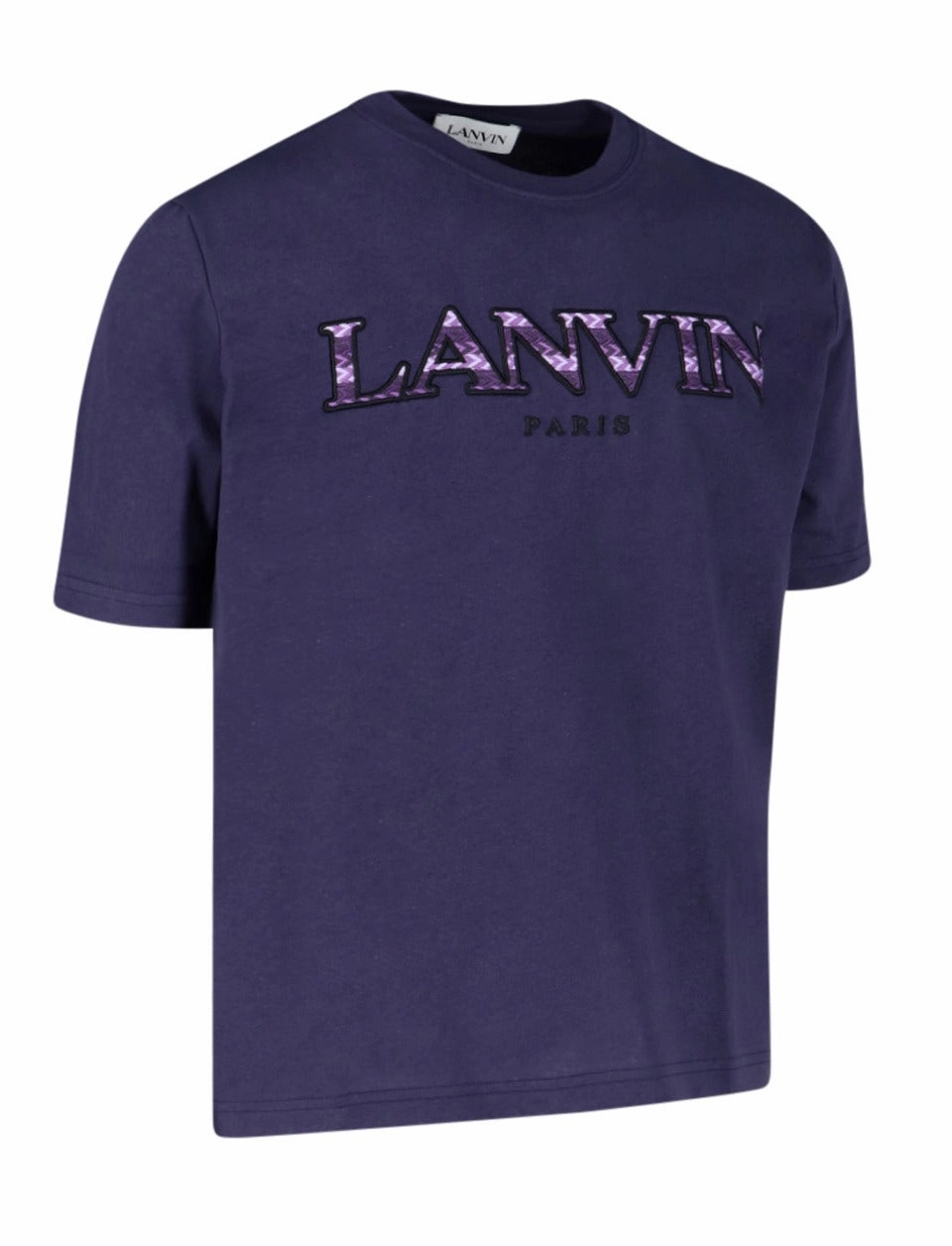 Lanvin Logo Embroidered Crewneck T-Shirt