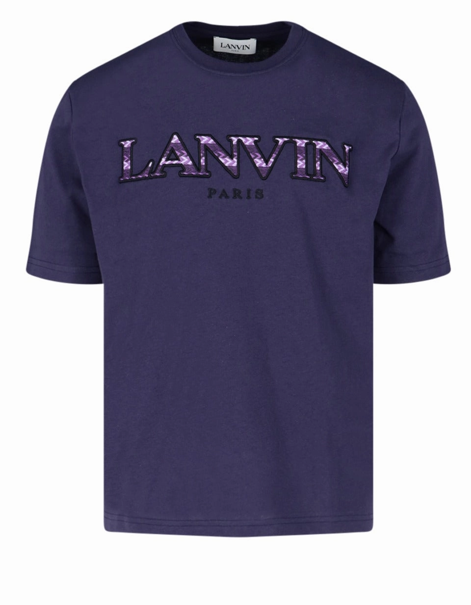 Lanvin Logo Embroidered Crewneck T-Shirt