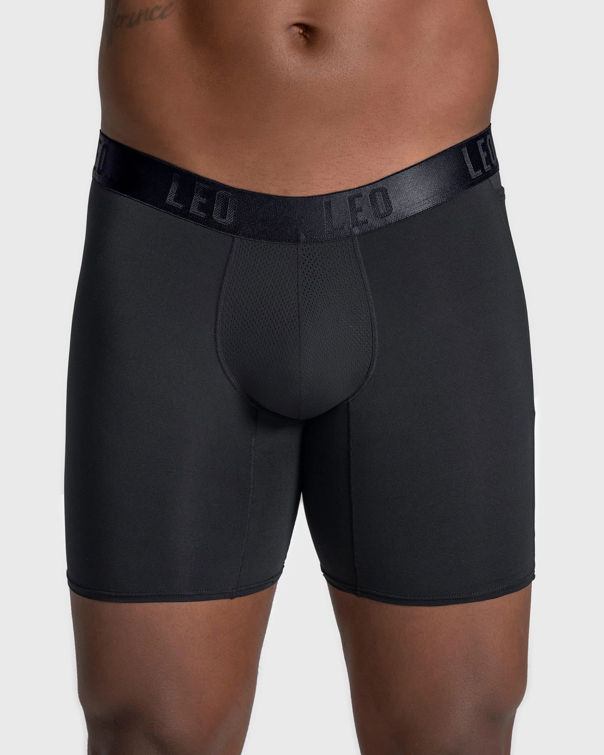 Long Athletic Boxer Brief with Side Pocket