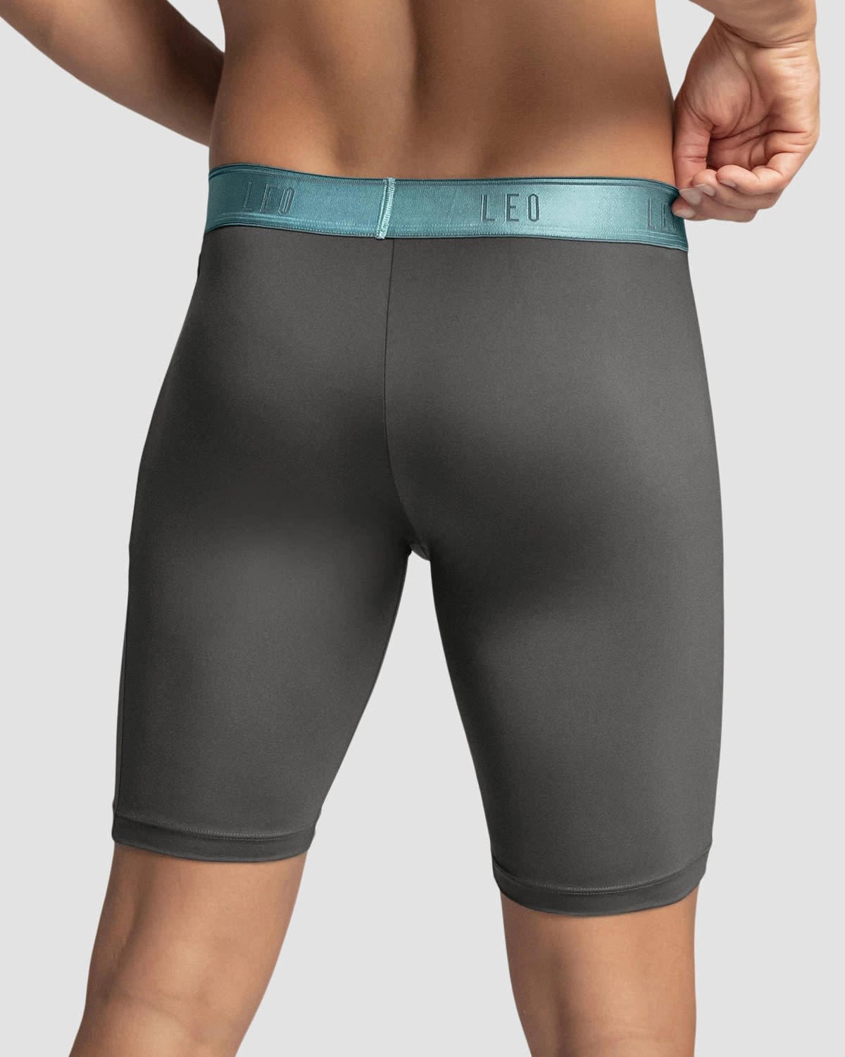 Long Athletic Boxer Brief with Side Pocket