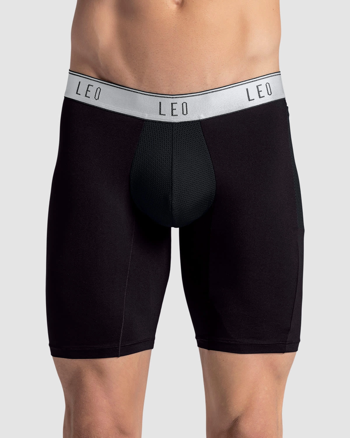Long Athletic Boxer Brief with Side Pocket