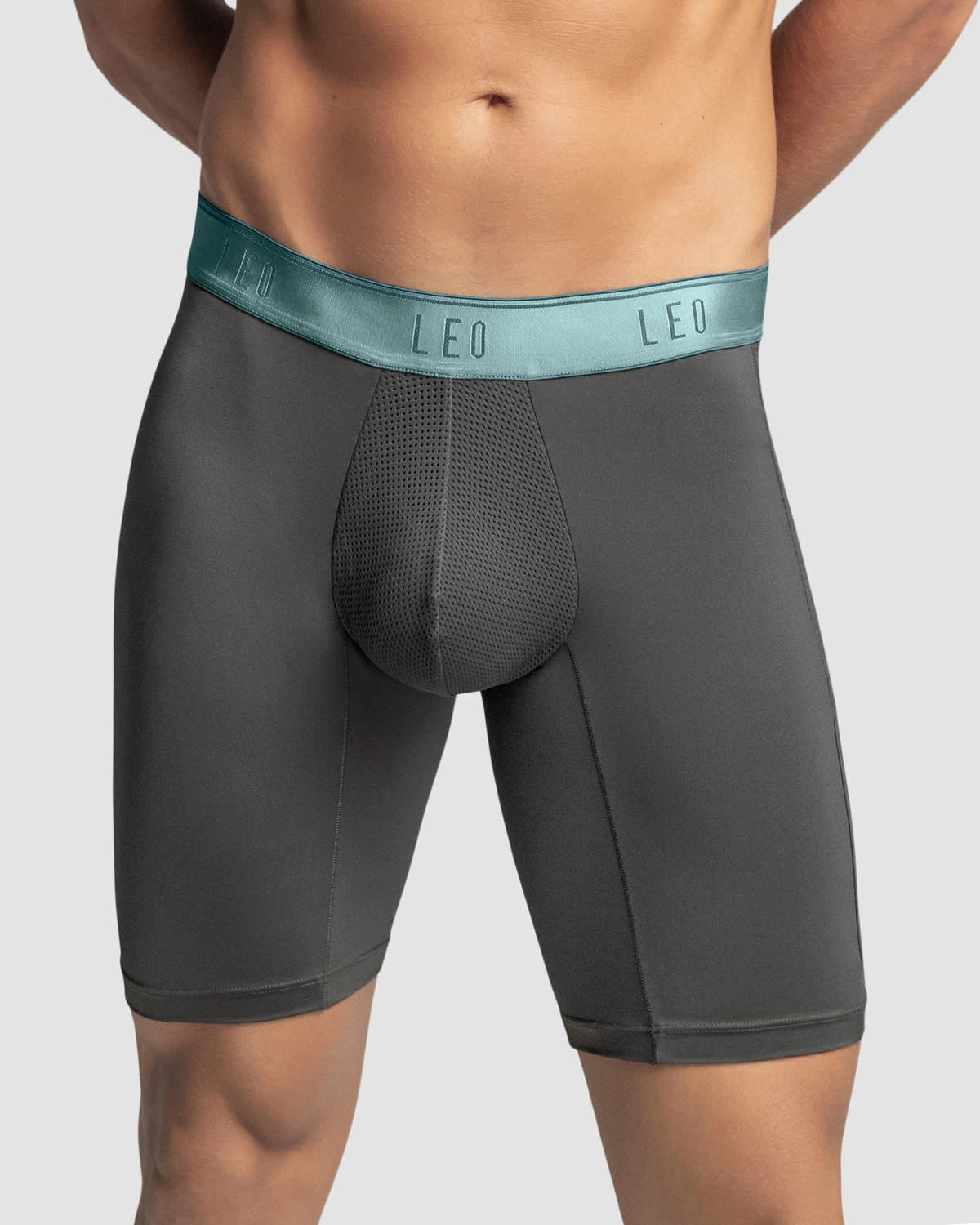 Long Athletic Boxer Brief with Side Pocket