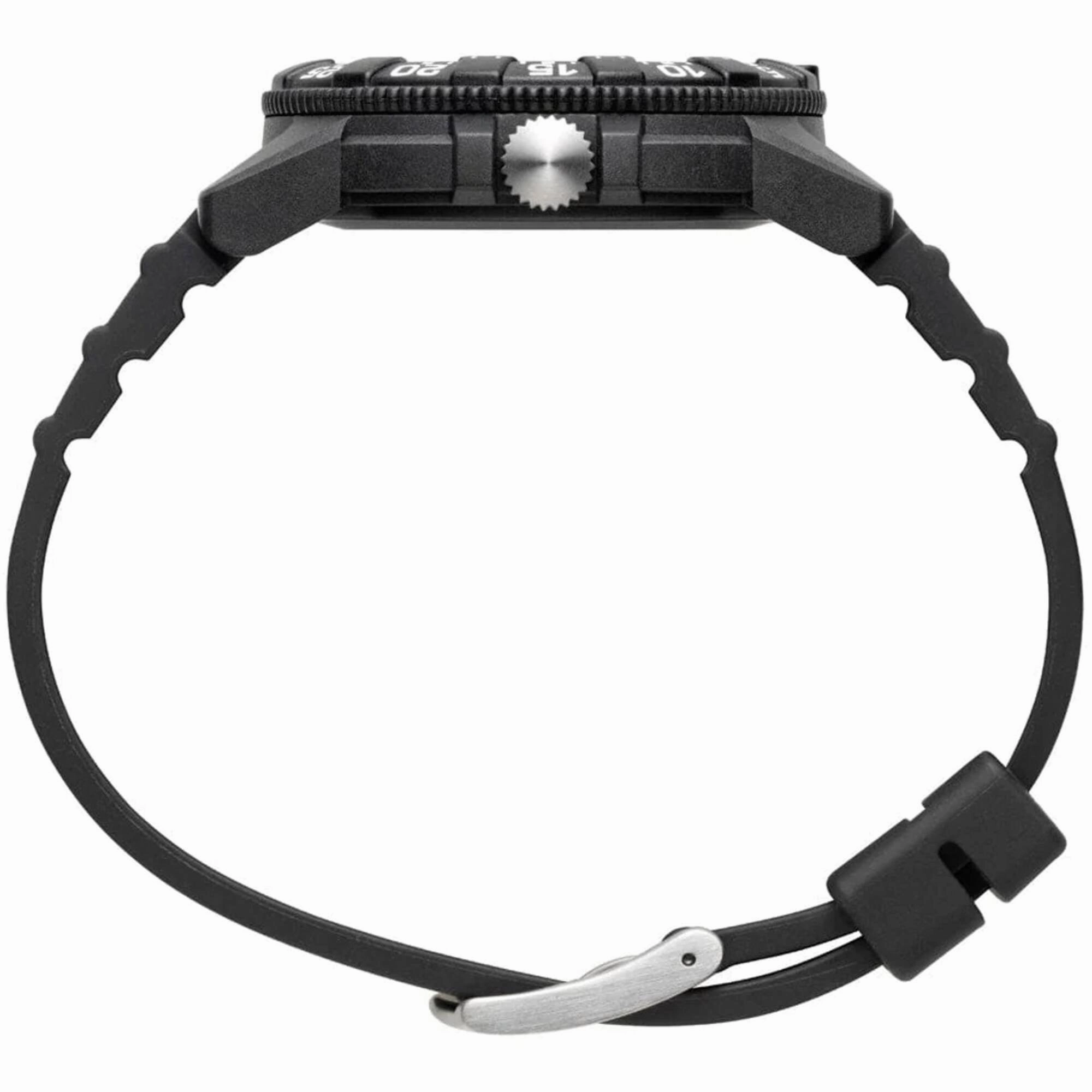 Luminox Men's Watch - Leatherback SEA Turtle Giant Black Silicone Strap | XS.0325