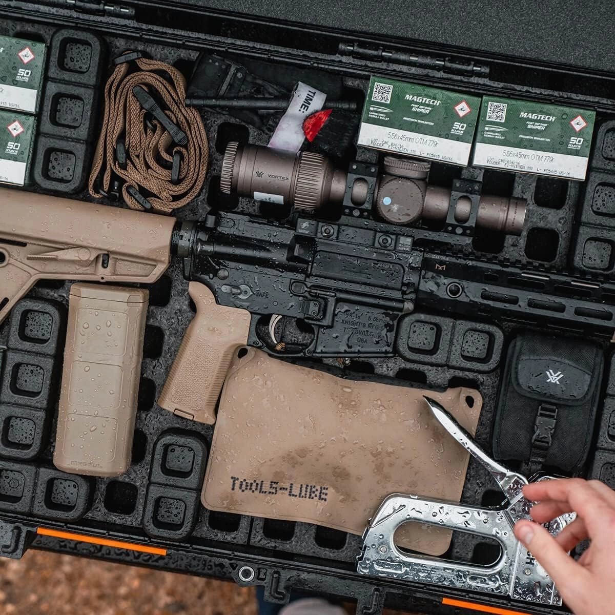 Magpul MAG1301-BLK DAKA Grid Gun Case Organizer Foam Insert for Multi-Purpose Hard Case (Foam Only, Case not Included)