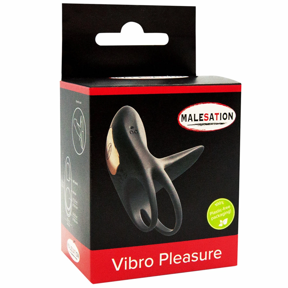 MALESATION - Vibro Pleasure Vibrating Dual Cockring
