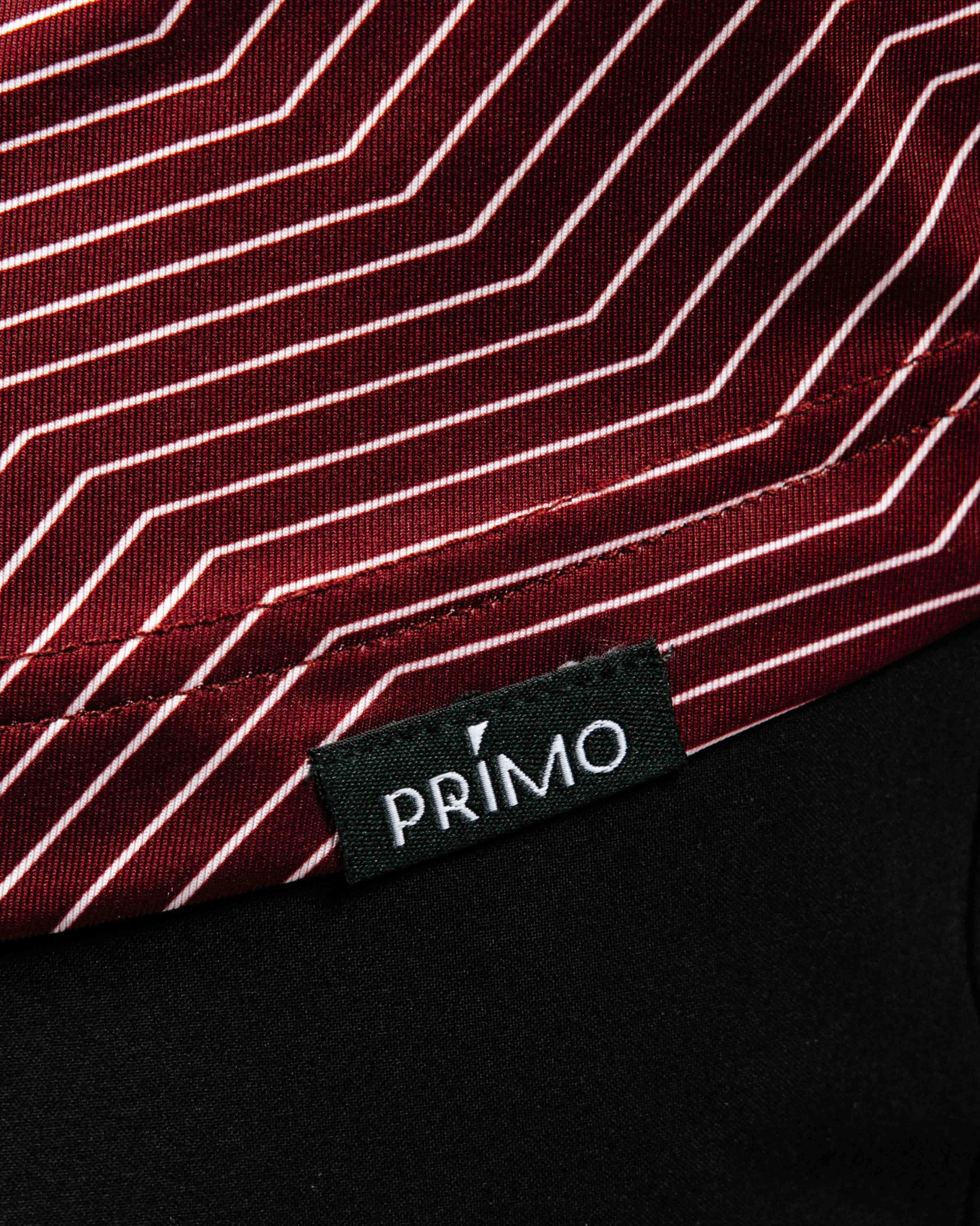 Maroon Chevron Blade Polo