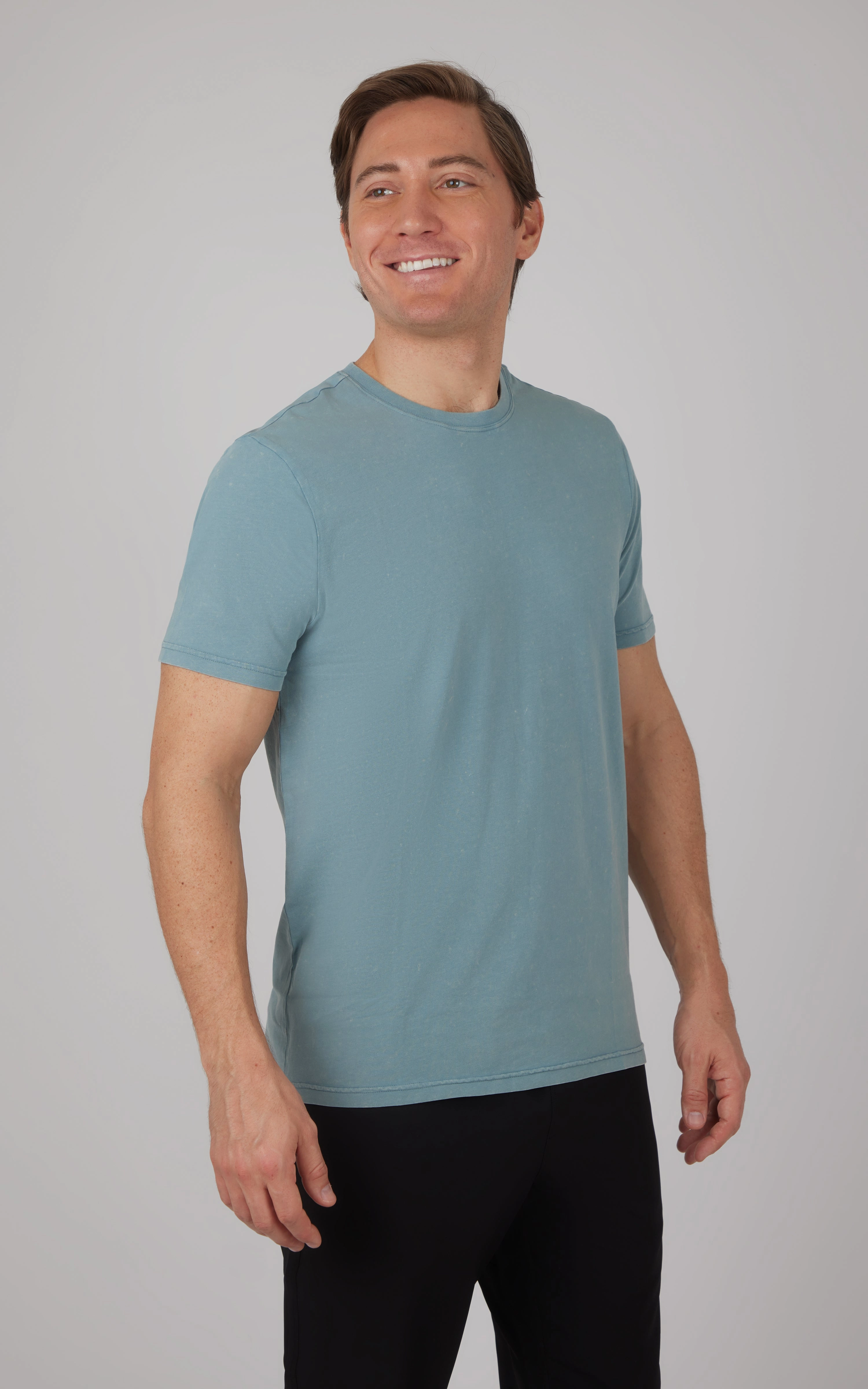Men's Acid Wash Short Sleeve Tee