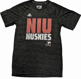 Men's adidas Northern Illinois Huskies Adult Heathered Black Ultimate Shirt