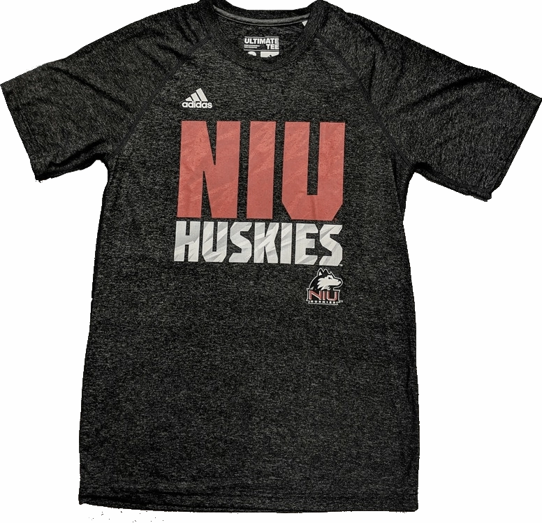 Men's adidas Northern Illinois Huskies Adult Heathered Black Ultimate Shirt