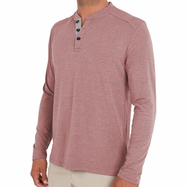 Men's Bamboo Flex Henley
