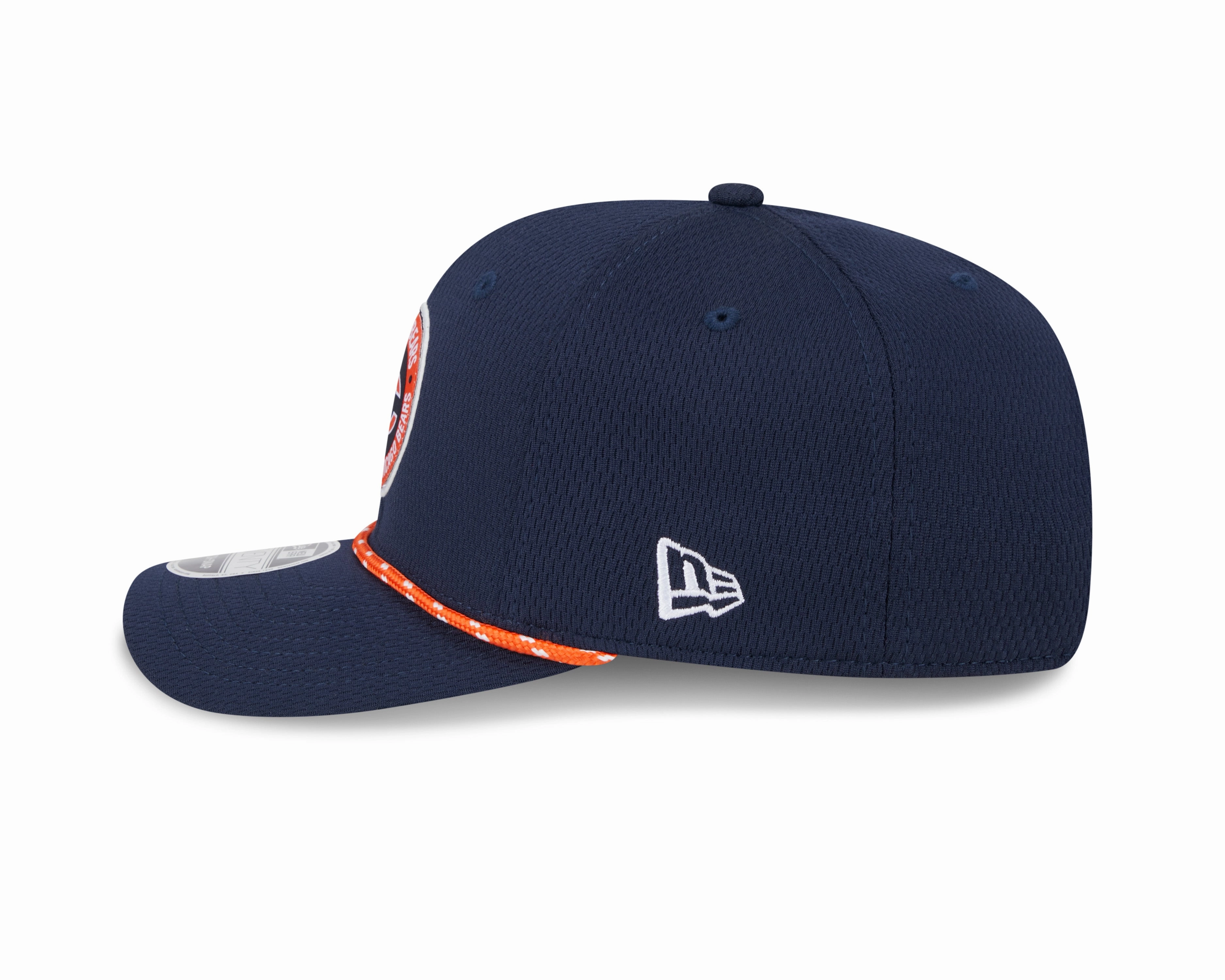 Men's Chicago Bears New Era 2024 Sideline Navy Secondary 9SEVENTY Adjustable Hat