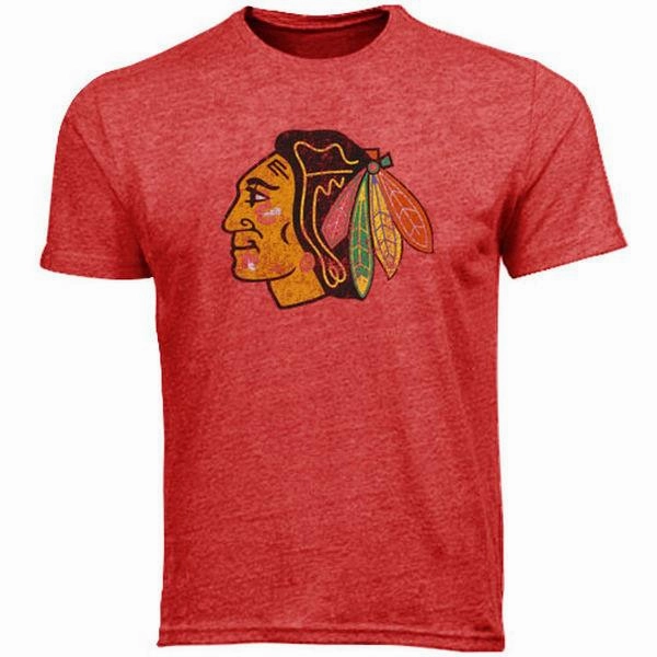 Men's Chicago Blackhawks Adult Bobby Hull #9 Alumni Crewneck S/S Distressed Player T-Shirt