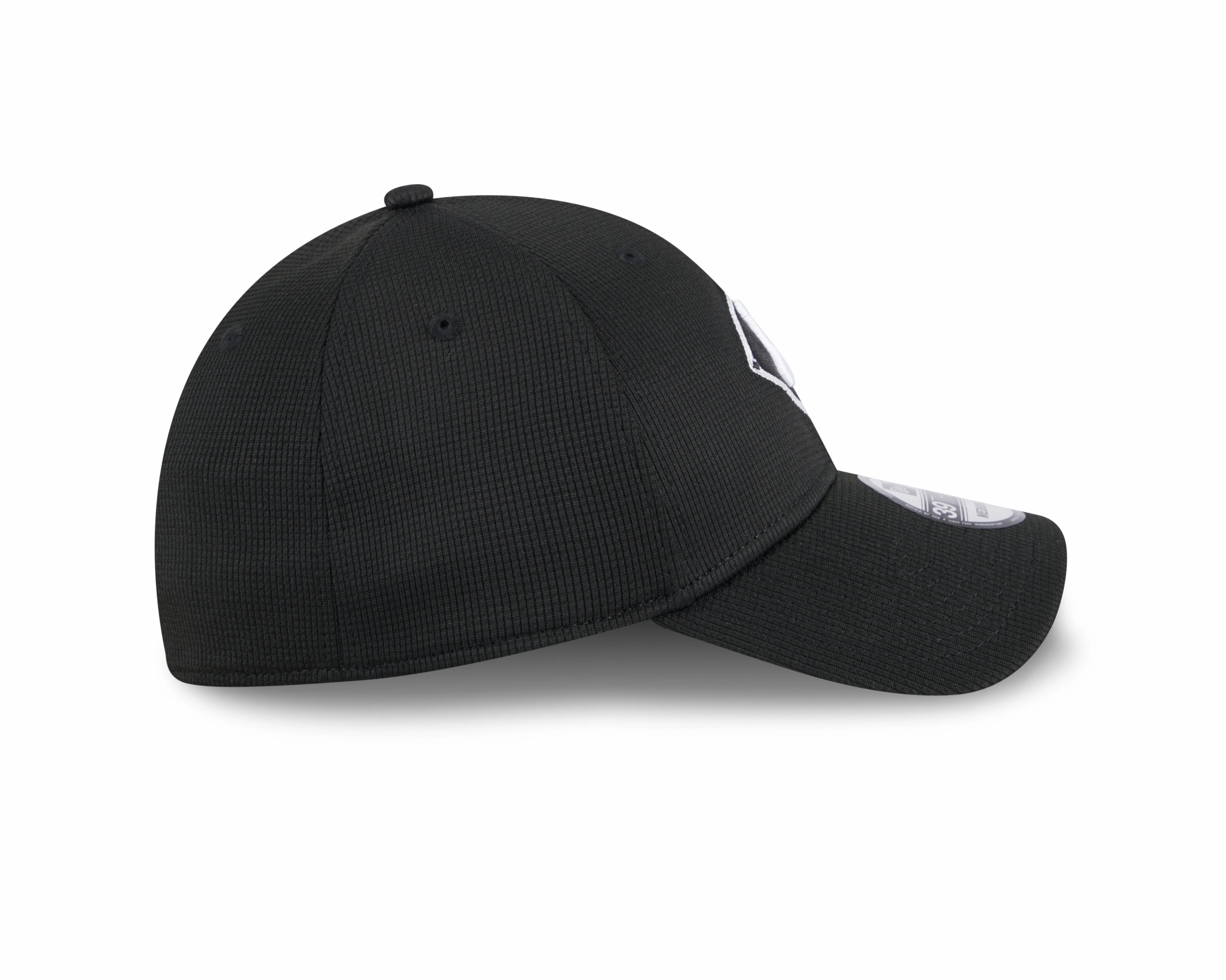 Men's Chicago White Sox New Era 2025 Batting Practice Black 39THIRTY Flex-Fit Hat