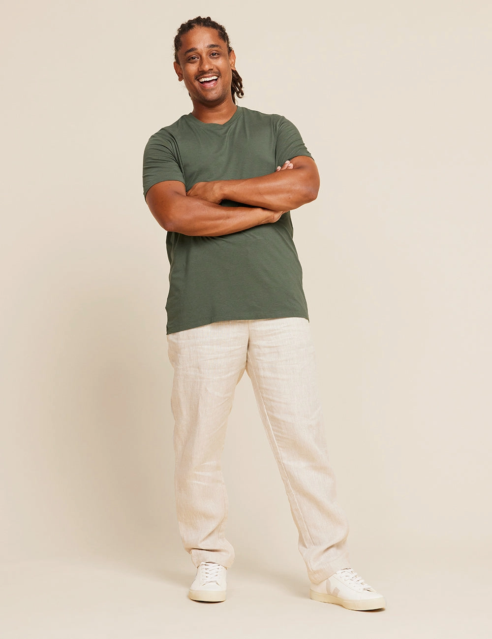 Men's Classic Crew Neck T-Shirt - Moss
