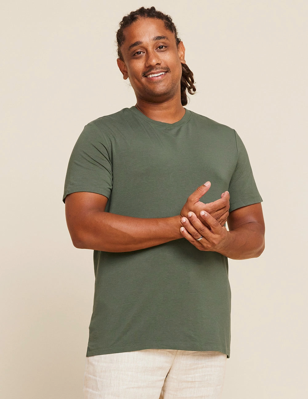 Men's Classic Crew Neck T-Shirt - Moss