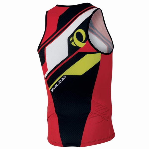 Men's Elite In-R-Cool LTD Tri Singlet - Insert Mandarin Red