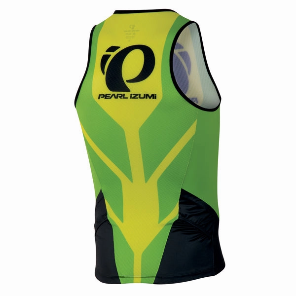Men's Elite In-R-Cool LTD Tri Singlet - Team Pi Green Flash