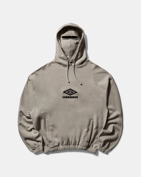 Men's Logo Masked Hoodie Taupe