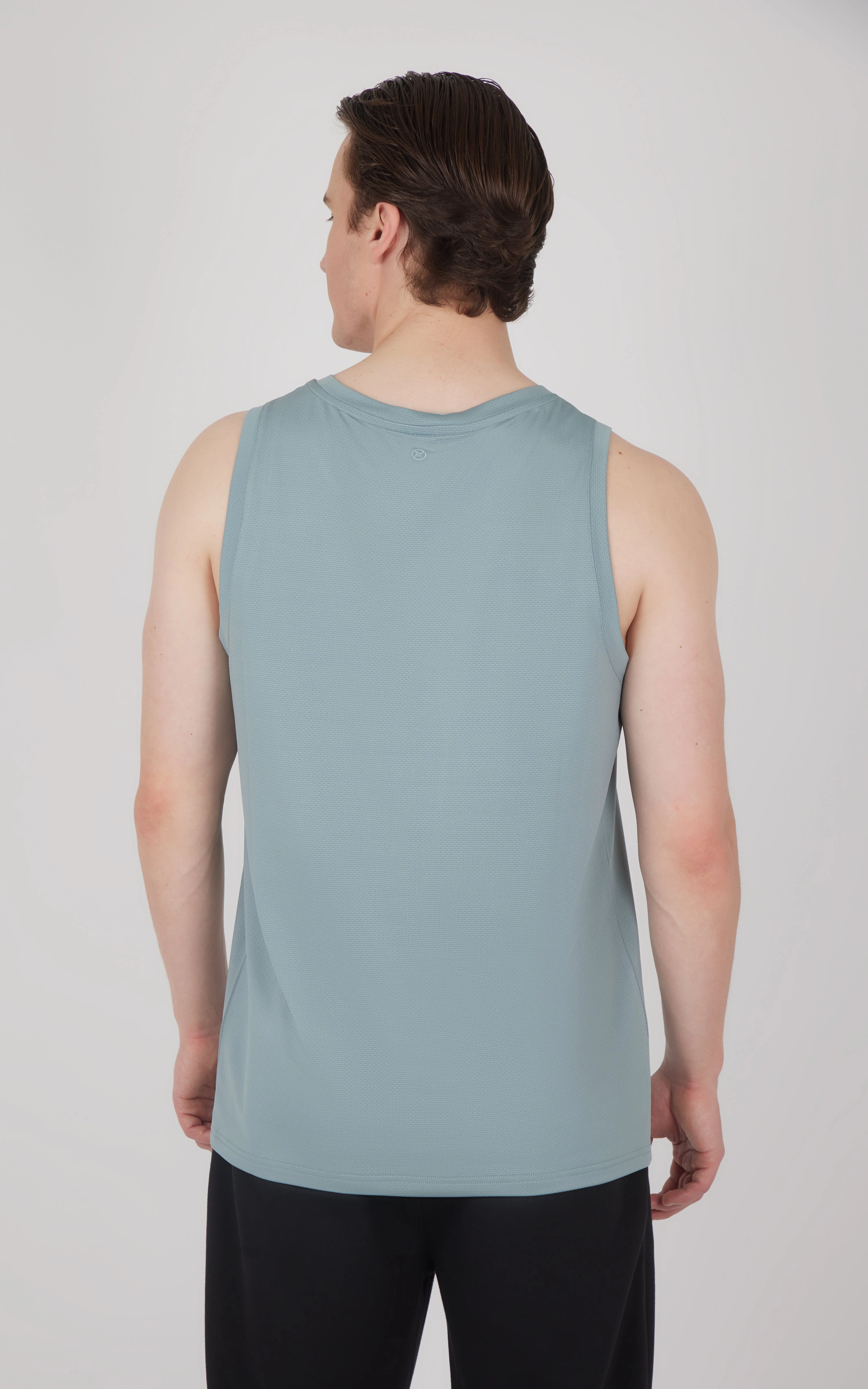 Men's Pique Race Track Muscle Tank