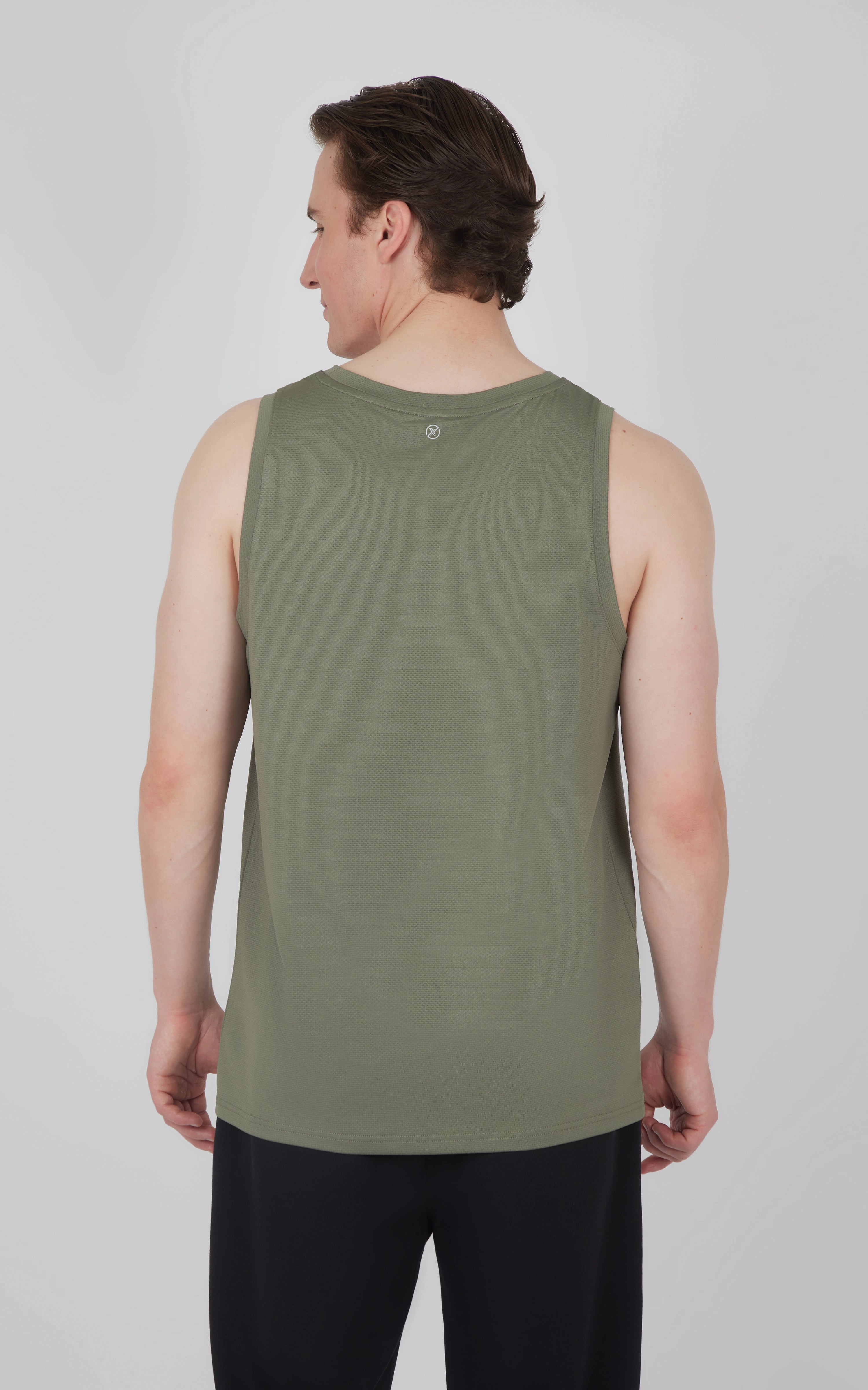Men's Pique Race Track Muscle Tank