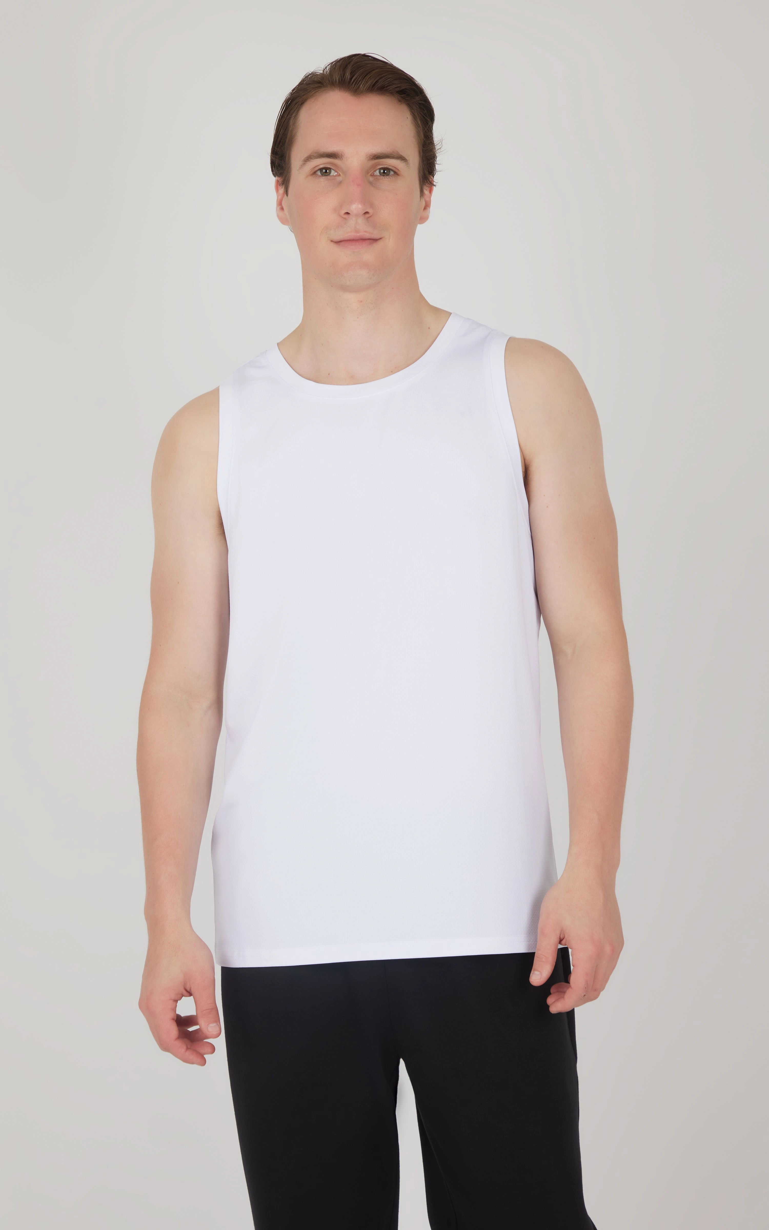 Men's Pique Race Track Muscle Tank