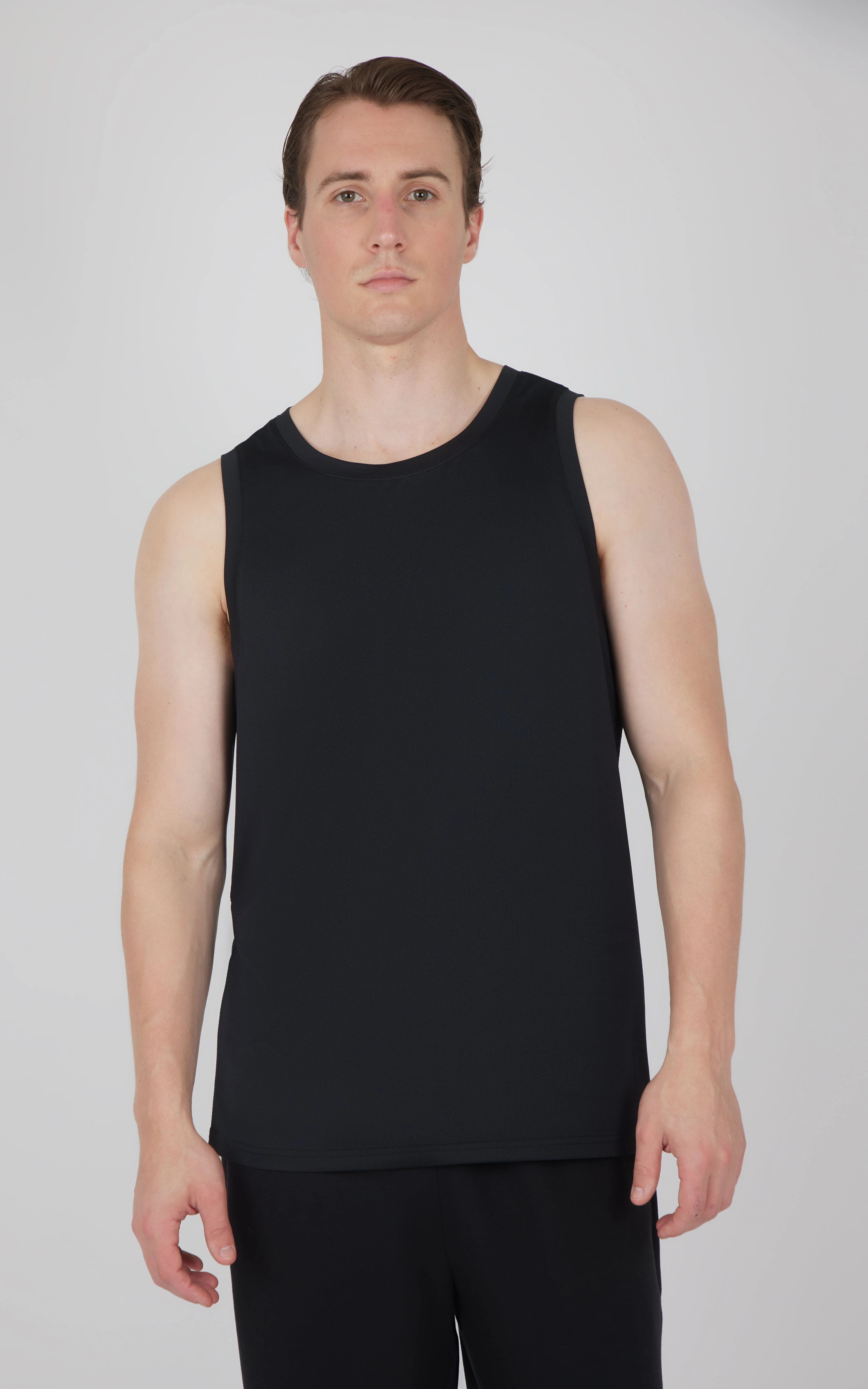 Men's Pique Race Track Muscle Tank