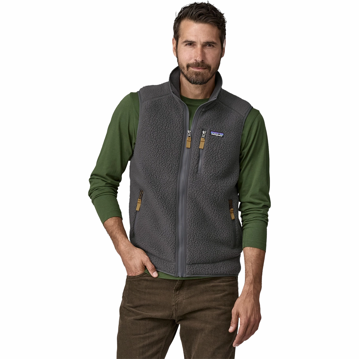 Men's Retro Pile Vest