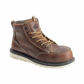 Men's Wedge Moc Carbon Nano Toe - Tobacco (D Width)